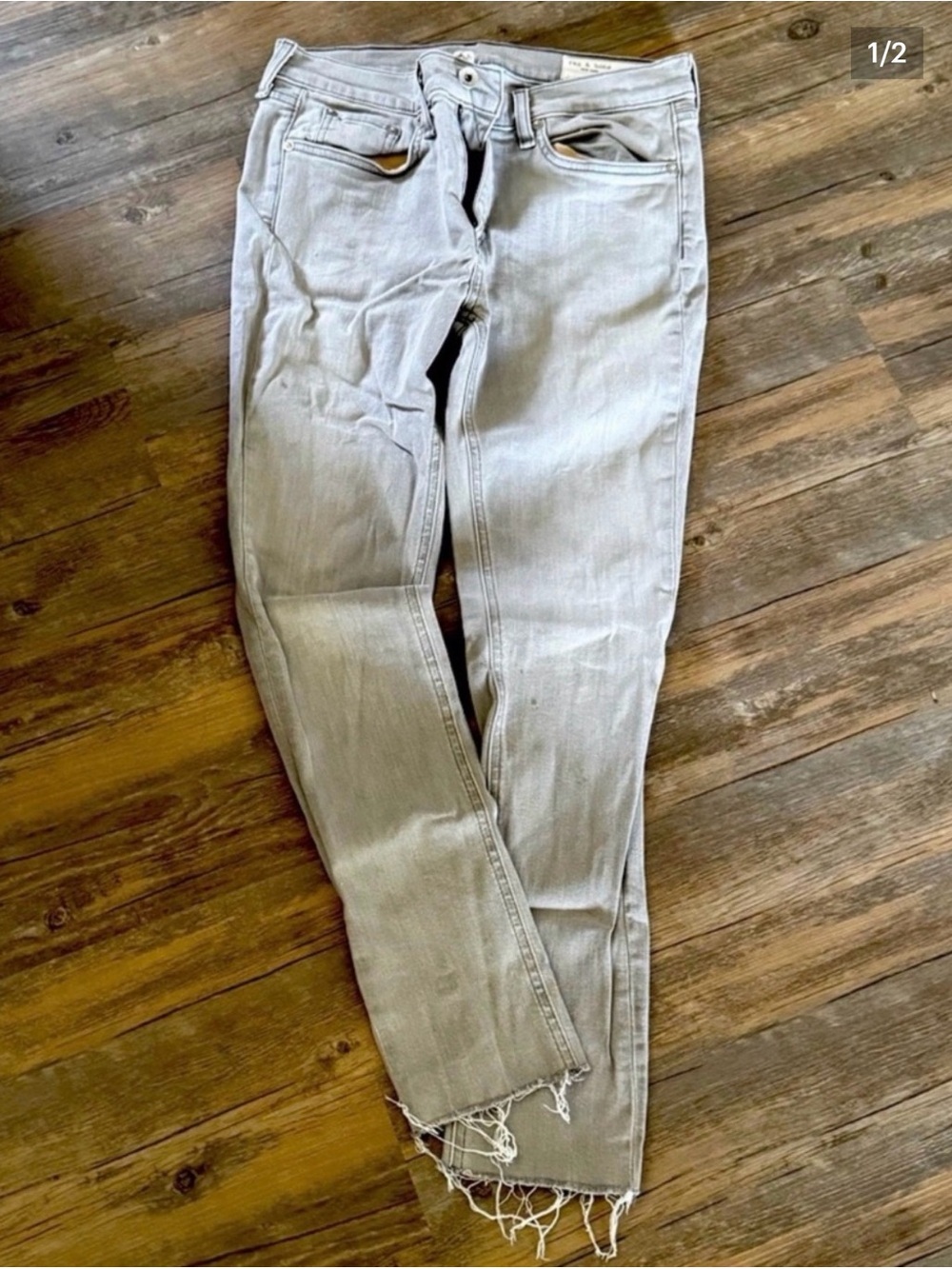 Rag & Bone Ankle Skinny Leg Jeans in Colour Burmese Size 29